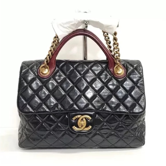 Chanel Paris-Edinburgh Large Castle Rock Shoulder Bag 2013 Karl Lagerfeld - Picture 4 of 16